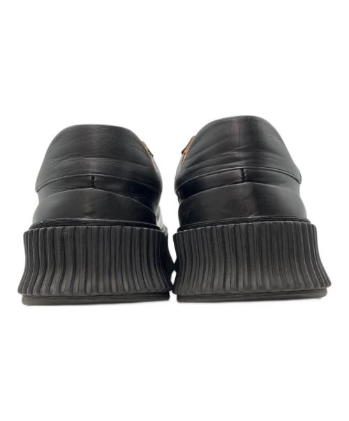 JIL SANDER（ジルサンダー）JIL SANDER (ジルサンダー) プラットフォーム スニーカー ブラック サイズ:39の古着・服飾アイテム