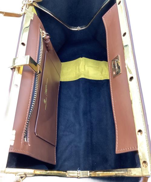 ZANCHETTI（ザンケッティー）ZANCHETTI (ザンケッティー) 2WAYバッグ キャメルの古着・服飾アイテム