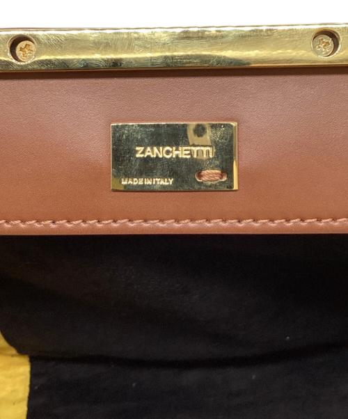 ZANCHETTI（ザンケッティー）ZANCHETTI (ザンケッティー) 2WAYバッグ キャメルの古着・服飾アイテム