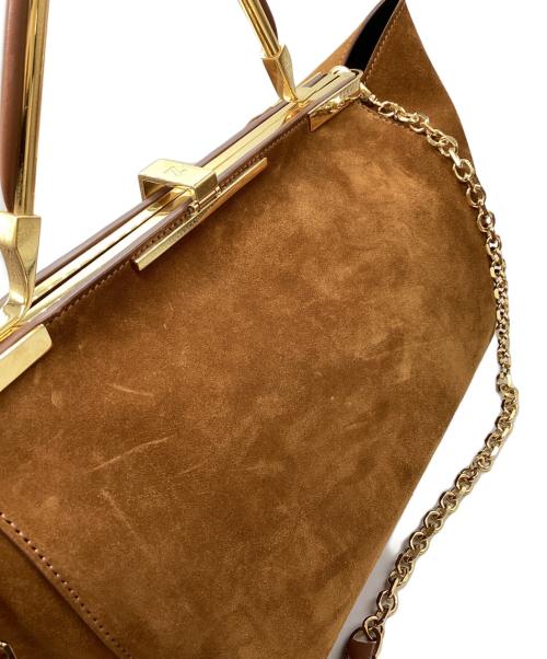 ZANCHETTI（ザンケッティー）ZANCHETTI (ザンケッティー) 2WAYバッグ キャメルの古着・服飾アイテム