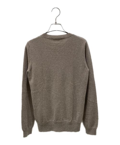 MaxMara（マックスマーラ）MaxMara (マックスマーラ) カシミヤMロゴセーター PAMIR ブラウン カチャ サイズ:Sの古着・服飾アイテム