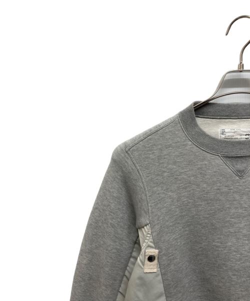 sacai（サカイ）sacai (サカイ) Sponge Sweat x MA-1 Pullover グレー サイズ:1の古着・服飾アイテム