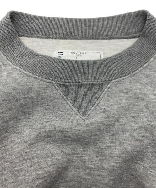 sacai（サカイ）sacai (サカイ) Sponge Sweat x MA-1 Pullover グレー サイズ:1の古着・服飾アイテム