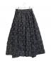 LOISIR (ロワズィール) サークルフラワーカットジャカードタックギャザースカート ブラック サイズ:FREE 未使用品：15000円
