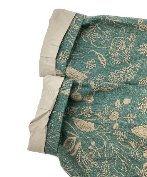 muuc（ムーク）muuc (ムーク) 筆記帳刺繍ジャケット グリーン サイズ:2の古着・服飾アイテム