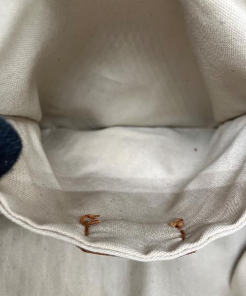 Te to Te（テトテ）Te to Te (テトテ) パッチワークレザートートバッグ グレージュの古着・服飾アイテム