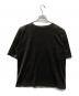 MAATEE&SONS（マーティーアンドサンズ）の古着「SUVIN VELOUR BOAT TEE」｜ブラック
