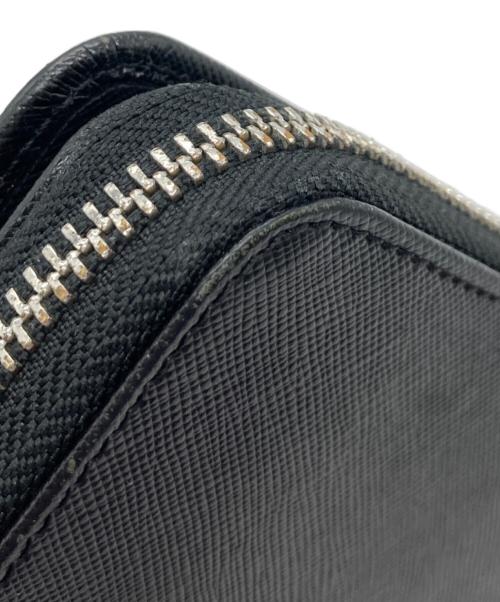 Vivienne Westwood（ヴィヴィアンウエストウッド）Vivienne Westwood (ヴィヴィアンウエストウッド) オーブコンパクトラウンドファスナーウォレット ブラックの古着・服飾アイテム