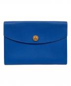 HERMESエルメス）の古着「ポシェットリオ　ドキュメントケース」｜ブルー