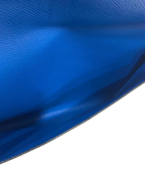 HERMES（エルメス）HERMES (エルメス) ポシェットリオ　ドキュメントケース ブルーの古着・服飾アイテム