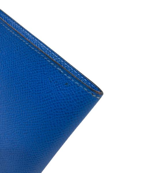 HERMES（エルメス）HERMES (エルメス) ポシェットリオ　ドキュメントケース ブルーの古着・服飾アイテム
