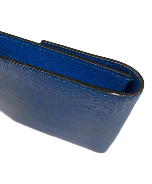 HERMES（エルメス）HERMES (エルメス) ポシェットリオ　ドキュメントケース ブルーの古着・服飾アイテム
