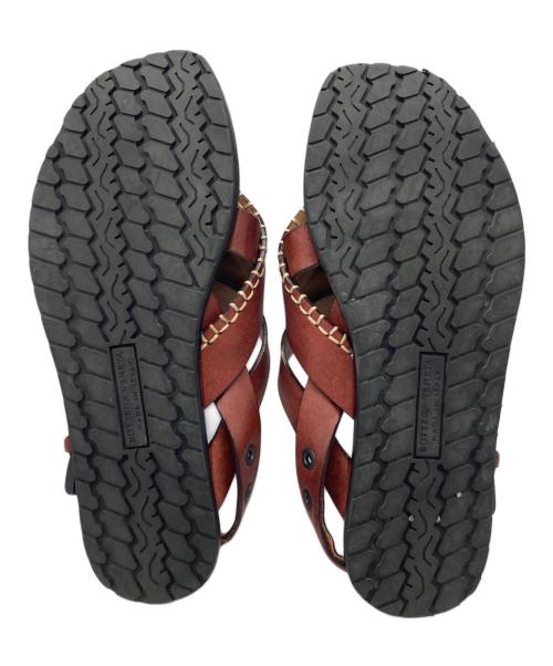 BOTTEGA VENETA（ボッテガベネタ）BOTTEGA VENETA (ボッテガベネタ) トングサンダル ブラック×ブラウン サイズ:SIZE 37の古着・服飾アイテム