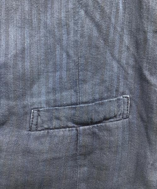 LARDINI（ラルディーニ）LARDINI (ラルディーニ) コットンリネンベスト ネイビー サイズ:52の古着・服飾アイテム