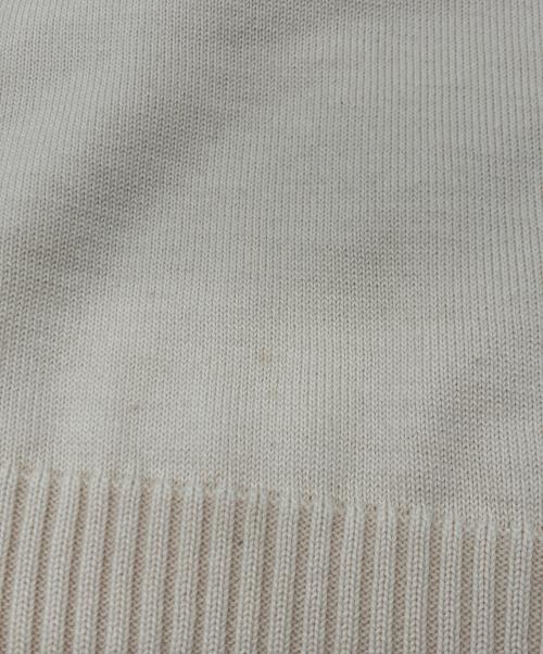 ANDERSEN-ANDERSEN（アンデルセン アンデルセン）Andersen-Andersen (アンデルセン アンデルセン) フィンガーホールウールニット アイボリー サイズ:XLの古着・服飾アイテム