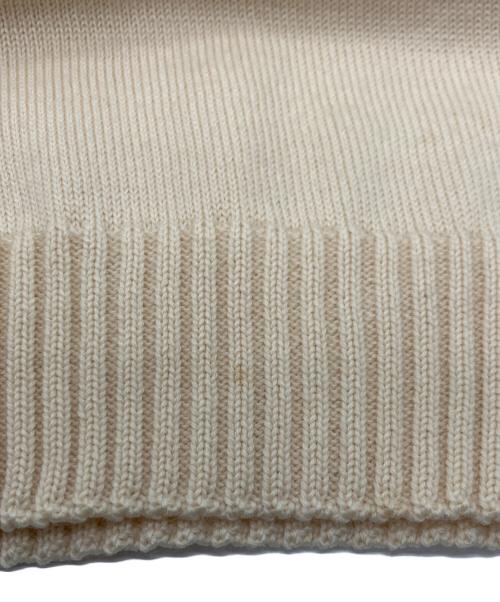 ANDERSEN-ANDERSEN（アンデルセン アンデルセン）Andersen-Andersen (アンデルセン アンデルセン) フィンガーホールウールニット アイボリー サイズ:XLの古着・服飾アイテム