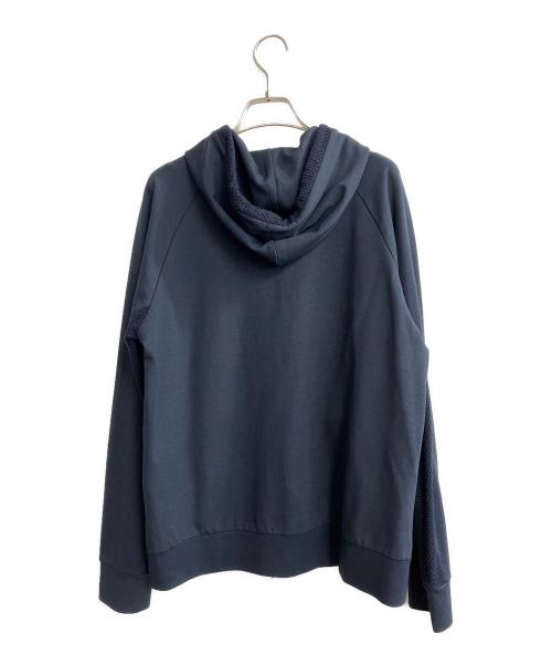 LARDINI（ラルディーニ）LARDINI (ラルディーニ) メッシュ切替ジップパーカー ネイビー サイズ:Lの古着・服飾アイテム