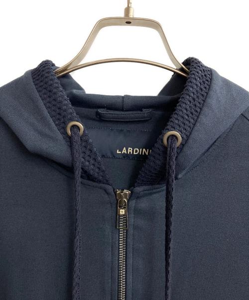 LARDINI（ラルディーニ）LARDINI (ラルディーニ) メッシュ切替ジップパーカー ネイビー サイズ:Lの古着・服飾アイテム