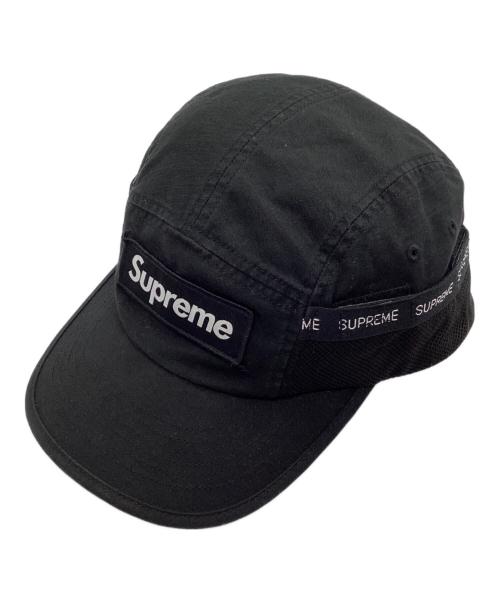 SUPREME（シュプリーム）Supreme (シュプリーム) MESH POCKET CAMP CAP ブラックの古着・服飾アイテム