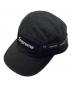 Supreme（シュプリーム）の古着「MESH POCKET CAMP CAP」｜ブラック
