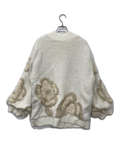 Snidel（スナイデル）Snidel (スナイデル) ファンシージャガードジャケット ホワイト サイズ:FREEの古着・服飾アイテム