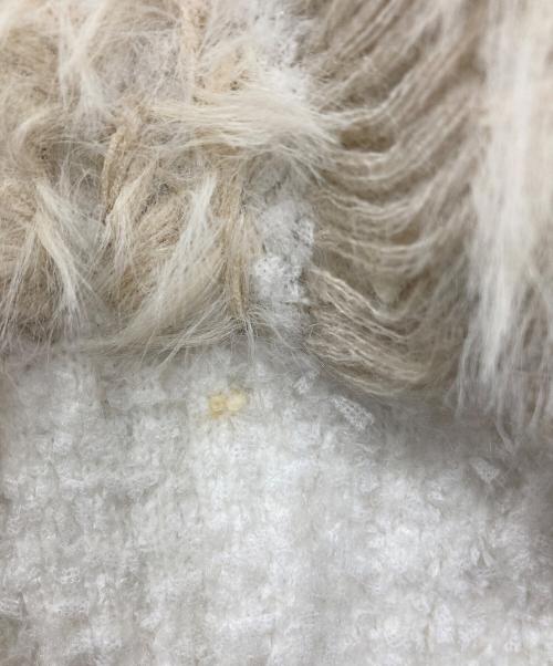 Snidel（スナイデル）Snidel (スナイデル) ファンシージャガードジャケット ホワイト サイズ:FREEの古着・服飾アイテム