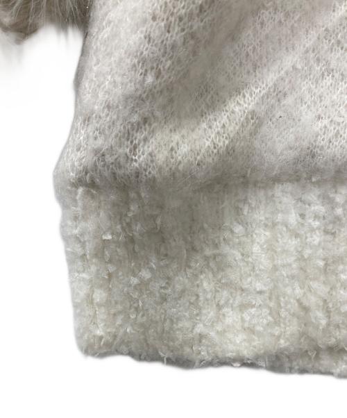 Snidel（スナイデル）Snidel (スナイデル) ファンシージャガードジャケット ホワイト サイズ:FREEの古着・服飾アイテム