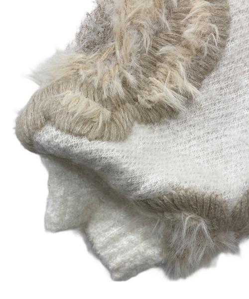 Snidel（スナイデル）Snidel (スナイデル) ファンシージャガードジャケット ホワイト サイズ:FREEの古着・服飾アイテム