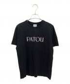 patouパトゥ）の古着「オーガニックコットン パトゥロゴTシャツ」｜ブラック