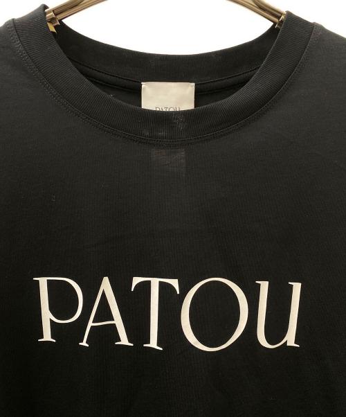 patou（パトゥ）patou (パトゥ) オーガニックコットン パトゥロゴTシャツ ブラック サイズ:Sの古着・服飾アイテム