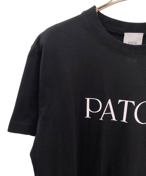 patou（パトゥ）patou (パトゥ) オーガニックコットン パトゥロゴTシャツ ブラック サイズ:Sの古着・服飾アイテム