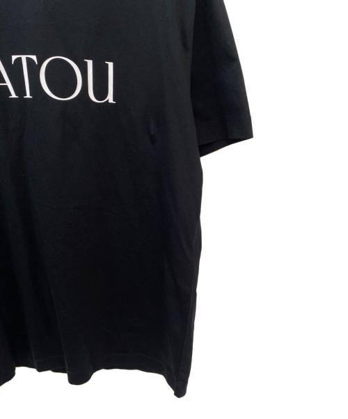 patou（パトゥ）patou (パトゥ) オーガニックコットン パトゥロゴTシャツ ブラック サイズ:Sの古着・服飾アイテム