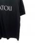 中古・古着 patou (パトゥ) オーガニックコットン パトゥロゴTシャツ ブラック サイズ:S：15000円