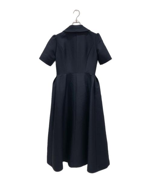 KEINA RITA（ケイナ リタ）KEINA RITA (ケイナ リタ) Silk Wool Dress KATIE ネイビー サイズ:38の古着・服飾アイテム