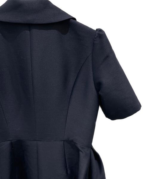 KEINA RITA（ケイナ リタ）KEINA RITA (ケイナ リタ) Silk Wool Dress KATIE ネイビー サイズ:38の古着・服飾アイテム