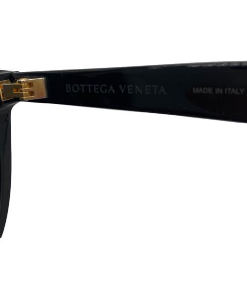 BOTTEGA VENETA（ボッテガベネタ）BOTTEGA VENETA (ボッテガベネタ) ウェリントンシェイプ サングラス ブラック サイズ:55□18-145の古着・服飾アイテム