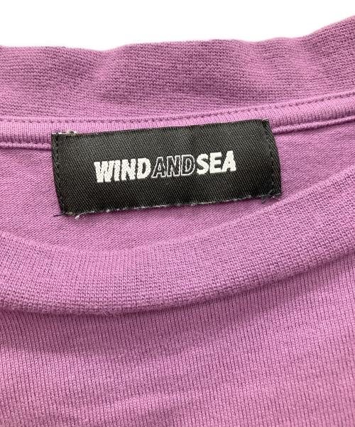 WIND AND SEA（ウィンダンシー）WIND AND SEA (ウィンダンシー) WDS(D.T.R.T) Bkiyn-L/S Tee パープル サイズ:Lの古着・服飾アイテム