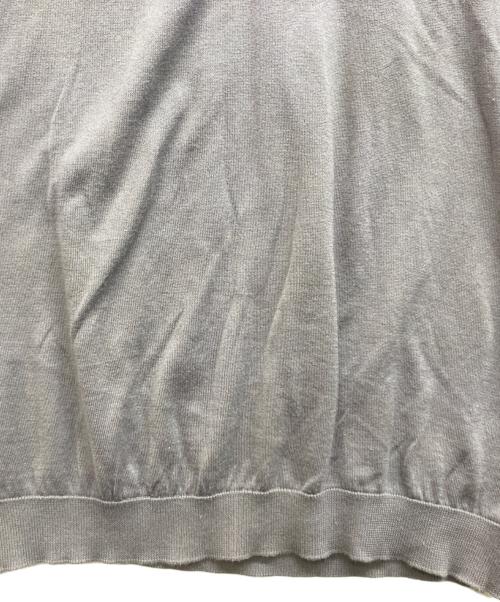 JOHN SMEDLEY（ジョンスメドレー）JOHN SMEDLEY (ジョンスメドレー) 半袖ニット グレー サイズ:Mの古着・服飾アイテム