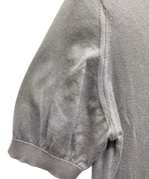 JOHN SMEDLEY（ジョンスメドレー）JOHN SMEDLEY (ジョンスメドレー) 半袖ニット グレー サイズ:Mの古着・服飾アイテム