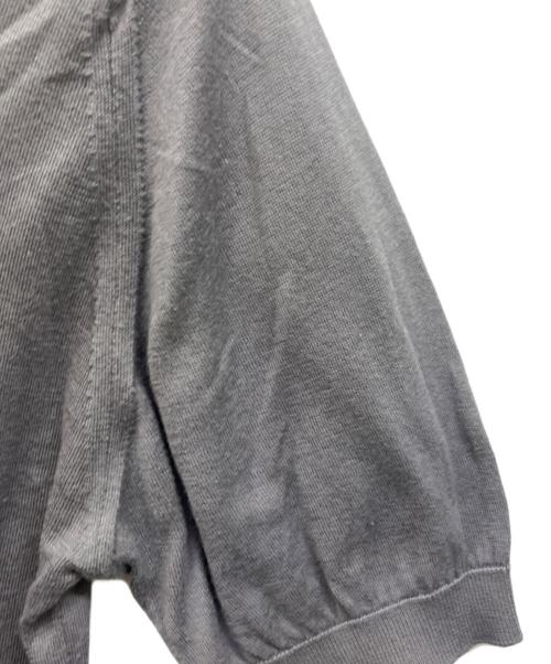 JOHN SMEDLEY（ジョンスメドレー）JOHN SMEDLEY (ジョンスメドレー) 半袖ニット グレー サイズ:Mの古着・服飾アイテム