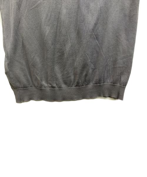 JOHN SMEDLEY（ジョンスメドレー）JOHN SMEDLEY (ジョンスメドレー) 半袖ニット グレー サイズ:Mの古着・服飾アイテム