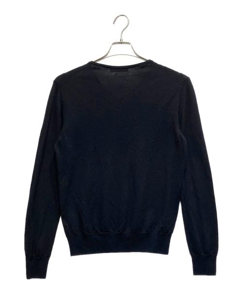 Cruciani（クルチアーニ）Cruciani (クルチアーニ) Vネックニット ブラック サイズ:44の古着・服飾アイテム
