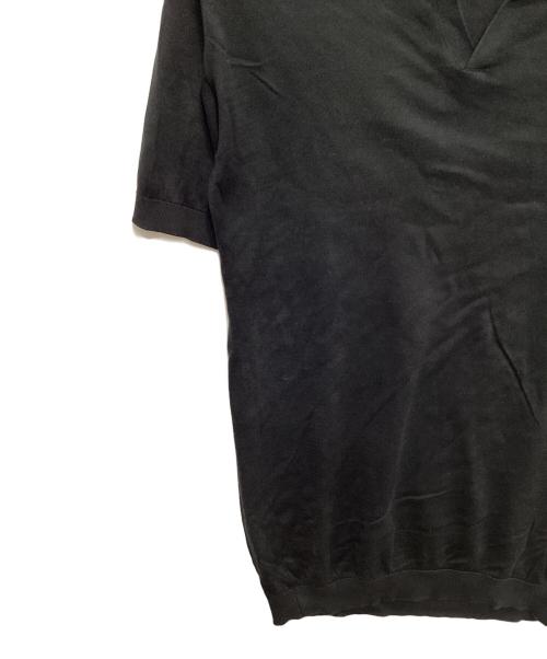 JOHN SMEDLEY（ジョンスメドレー）JOHN SMEDLEY (ジョンスメドレー) シーアイランドコットンスキッパーポロ ブラック サイズ:Sの古着・服飾アイテム