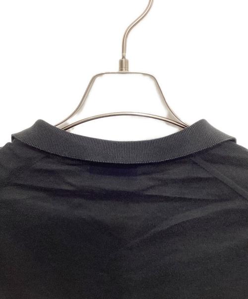 JOHN SMEDLEY（ジョンスメドレー）JOHN SMEDLEY (ジョンスメドレー) シーアイランドコットンスキッパーポロ ブラック サイズ:Sの古着・服飾アイテム