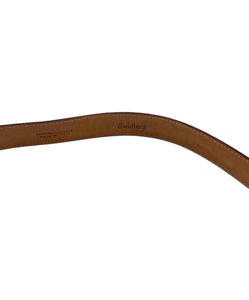 SADDLER'S（サドラーズ）SADDLER'S (サドラーズ) レザーベルト ブラウンの古着・服飾アイテム