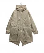 Calvin Klein platinumカルバンクラインプラチナム）の古着「モッズコート」｜ベージュ