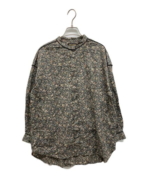 Hug O'War（ハグオーワー）Hug O'War (ハグオーワー) フラワープリントブラウス グレー サイズ:Freeの古着・服飾アイテム