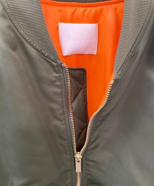 Mame Kurogouchi（マメクロゴウチ）Mame Kurogouchi (マメクロゴウチ) フローラル エンブロイダリー フライトジャケット オリーブ サイズ:1の古着・服飾アイテム