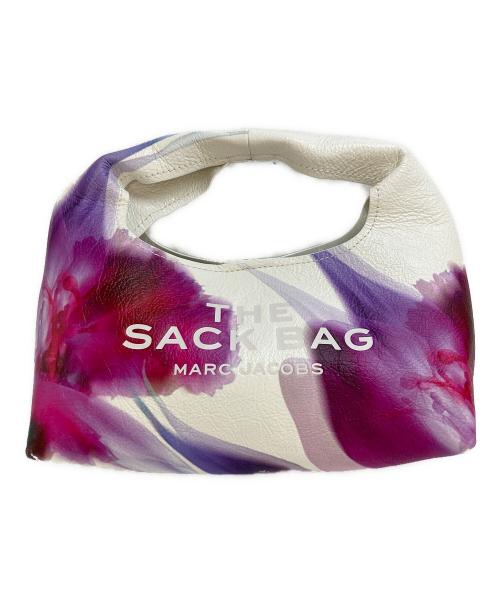 MARC JACOBS（マークジェイコブズ）MARC JACOBS (マークジェイコブズ) ザ フューチャー フローラル レザー サック バッグ ミニ ホワイトの古着・服飾アイテム