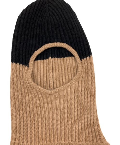 Ferragamo（フェラガモ）Ferragamo (フェラガモ) カラーブロック クロップド ニットパーカー ブラウン サイズ:Sの古着・服飾アイテム